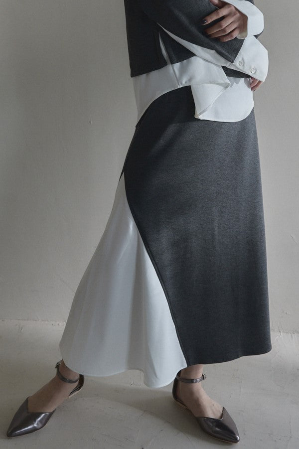 Marignan Skirt -Gray×White- 4570131200762