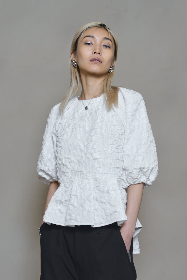 Dony Blouse  -White/Black-  2Colors
