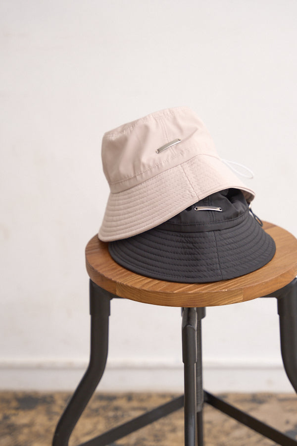 Cercy Bucket Hat -Beige/Black- 2colors