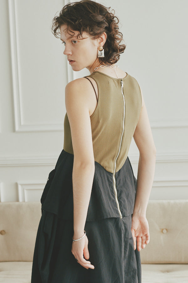 Gentle OP -Olive / 2size- – Muel Chic