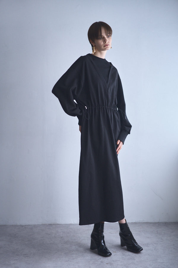 Lay sweat one-piece -Black-  S/M 2size