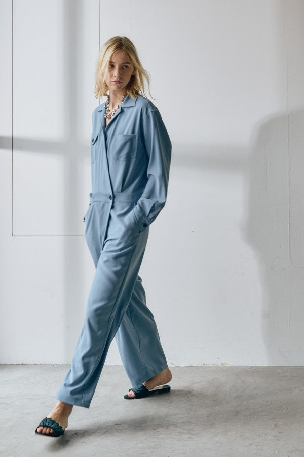 【Pre-order】Rinell coveralls  -Light blue/2size-