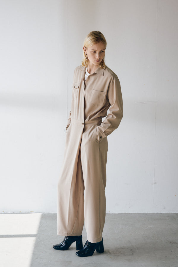 【Pre-order】Rinell coveralls  -Beige/2size-