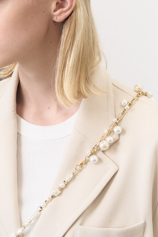 Zia strap necklace -2colors- – Muel Chic