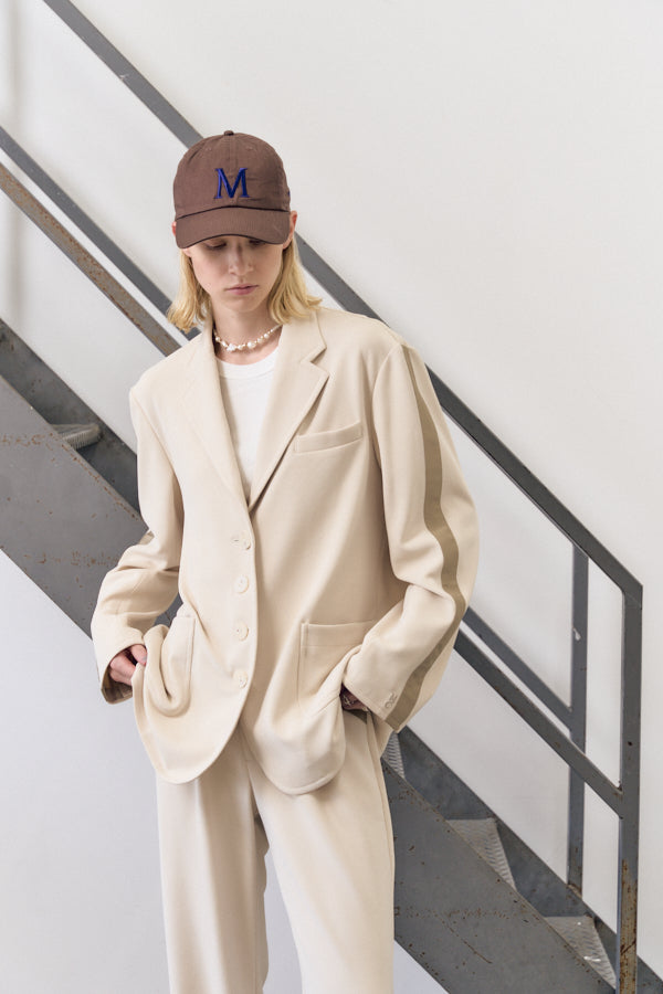 【Pre-order】Liora Jersey tailored  -Ivory-