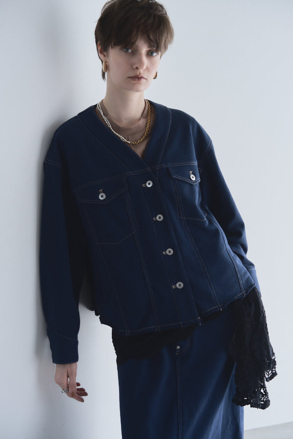 Mintty jacket  -Navy-