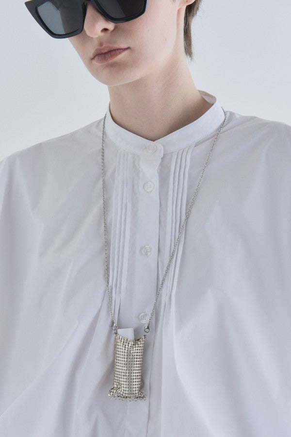 Lip necklace -Silver-