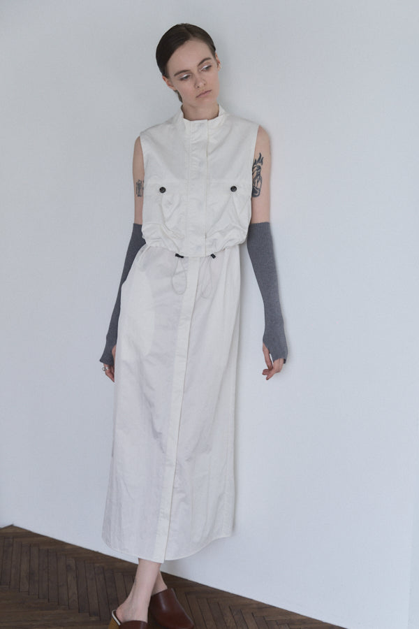 Fin shirt one-piece -Off-  S/M 2size