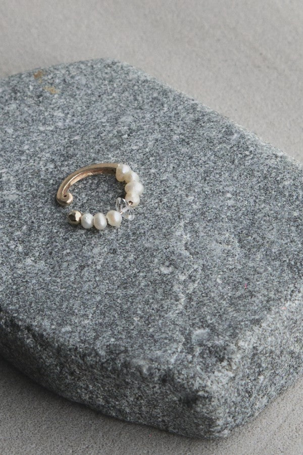 Bobiny ear cuff -Gold-