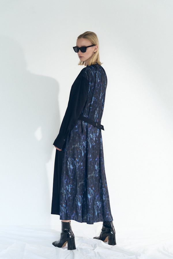 【Pre-order】Seren coat onepiece  -Navy/ 2size-