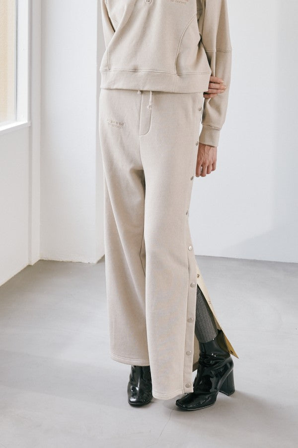 Slow side line pants  -Beige/2size-