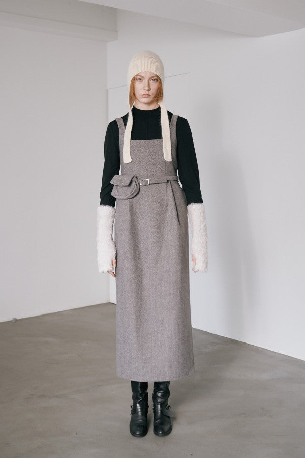 Vila tweed jumper onepiece   -3colors-
