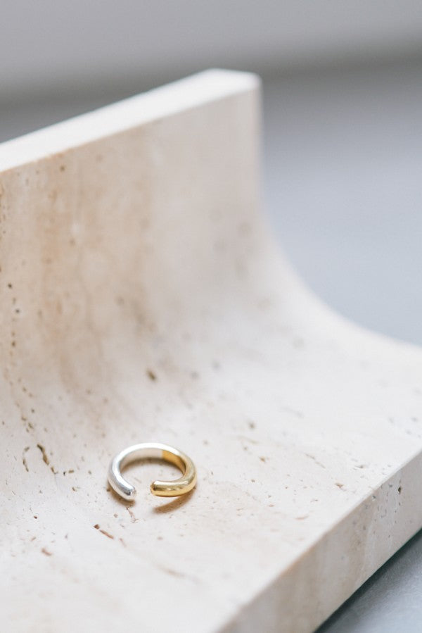 Leone ring＆ear cuff  -Silver×Gold-