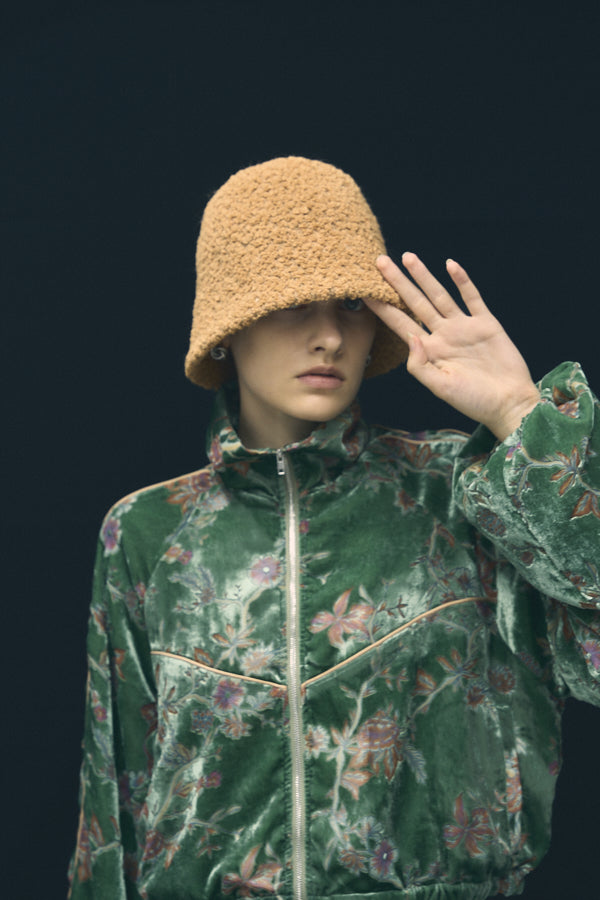Flower Jersey CS -Forest green- – Muel Chic