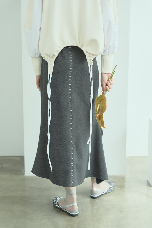 【Pre-order 】Adeline skirt  -Gray-