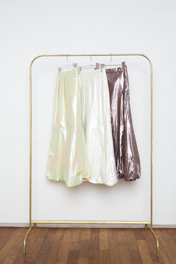 Alicia balloon skirt -White/Mint/Bronze- 3colors