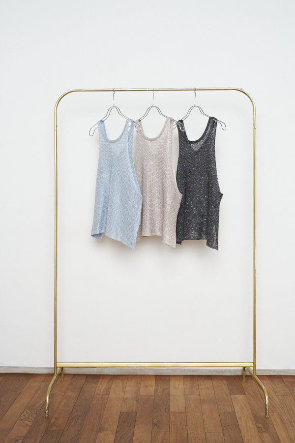 ニット セーター Francie ２way knit vest   フランシー２way ニットベスト レディース Muel Chic ニット セーター Francie 2way knit vest フランシー