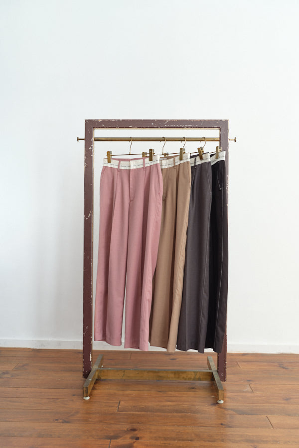 【Special price】Ormes Pants -Beige/Pink/Dim gray/Black-  4colors
