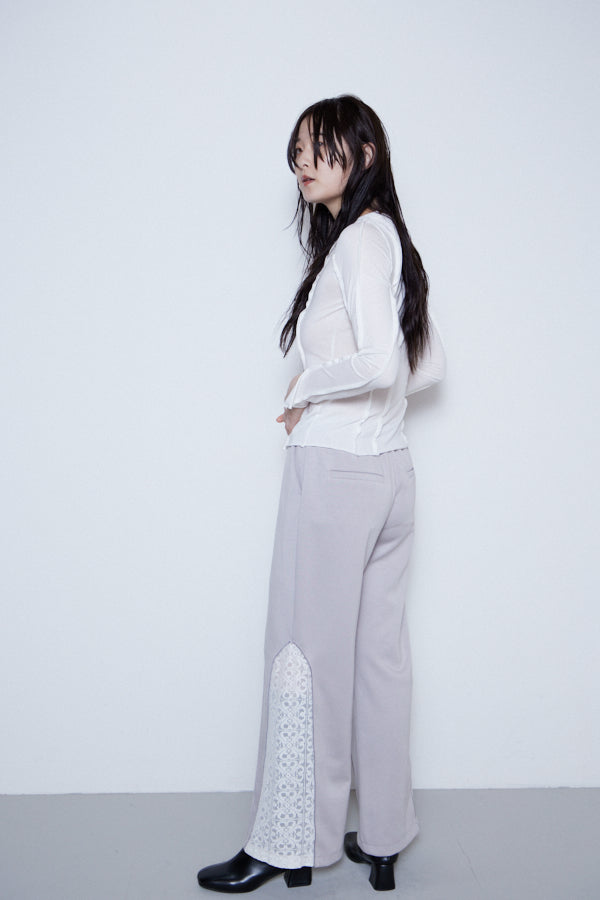 Lizy lace  pants -Ice Gray- 4570132019202
